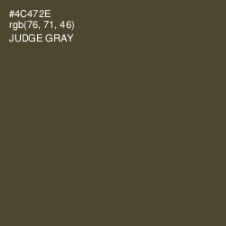 #4C472E - Judge Gray Color Image